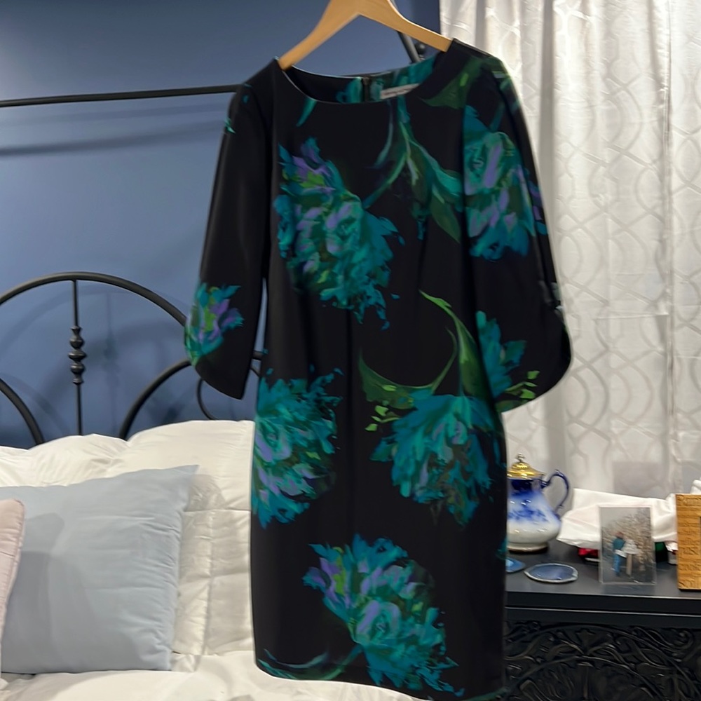 3/4 sleeve sheath dress